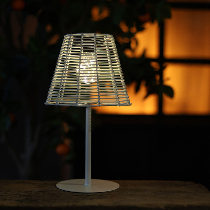 Candeeiro de Mesa LED com Sensor Touch e Bateria Recarregável Design Rede