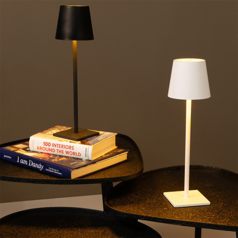 Candeeiro de Mesa Comprido LED com Sensor Touch e Bateria Recarregável