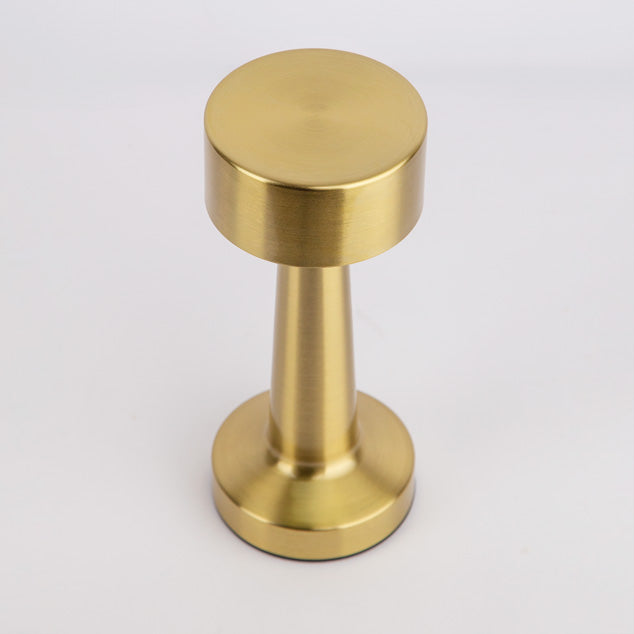 Candeeiro de Mesa LED com Sensor Touch e Bateria Recarregável Design Cogumelo c/ Topo Liso Dourado