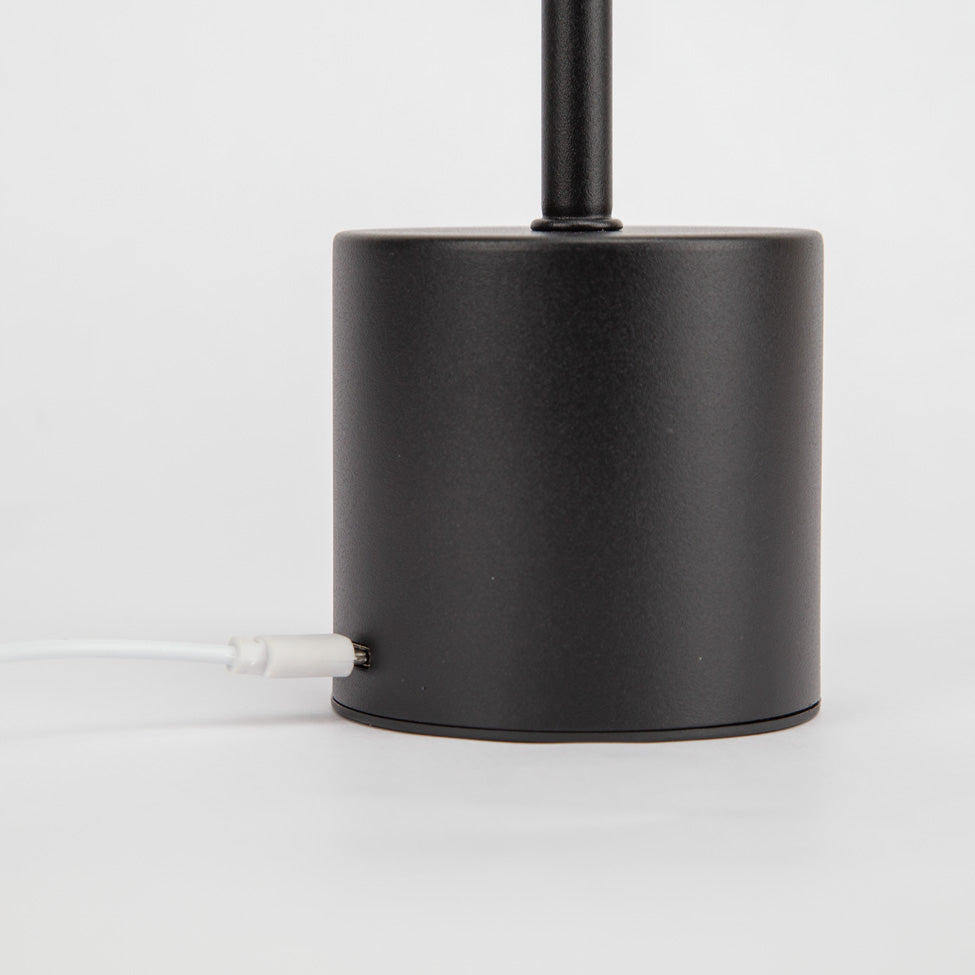 Candeeiro de Mesa LED com Sensor Touch e Bateria Recarregável Preto