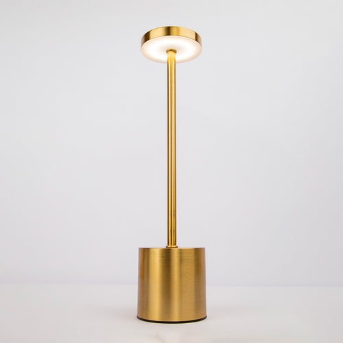 Candeeiro de Mesa LED com Sensor Touch e Bateria Recarregável Dourado