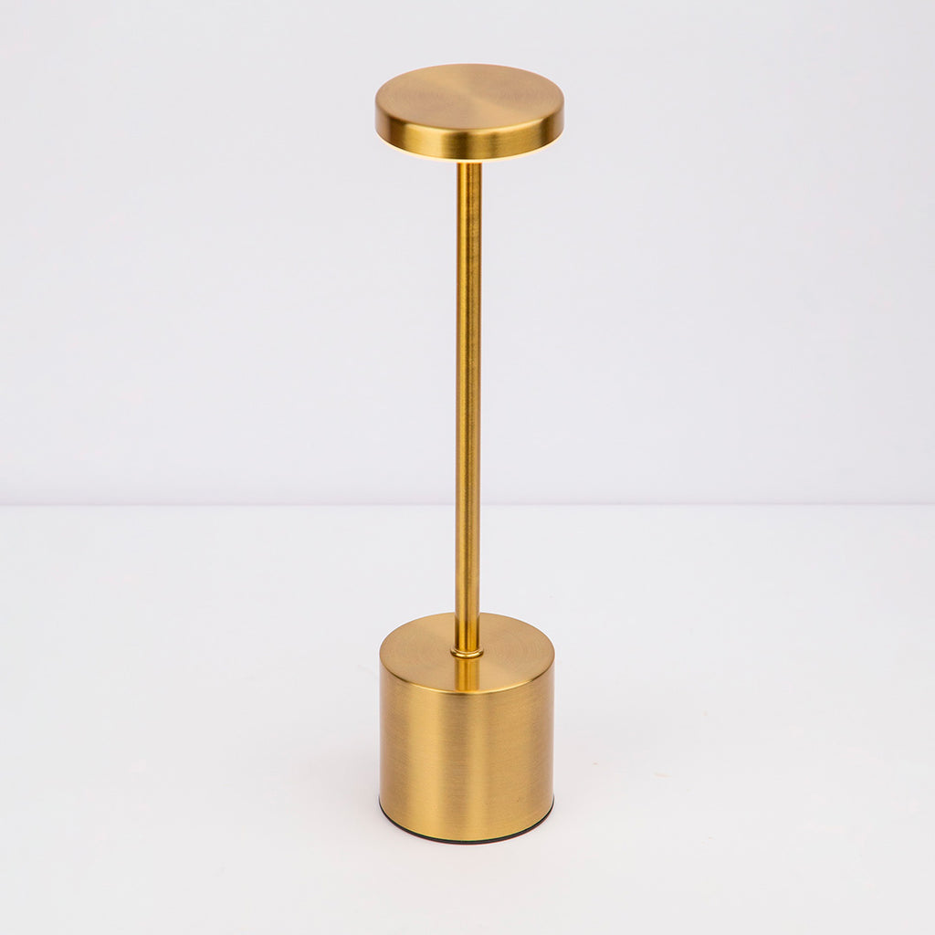 Candeeiro de Mesa LED com Sensor Touch e Bateria Recarregável Dourado