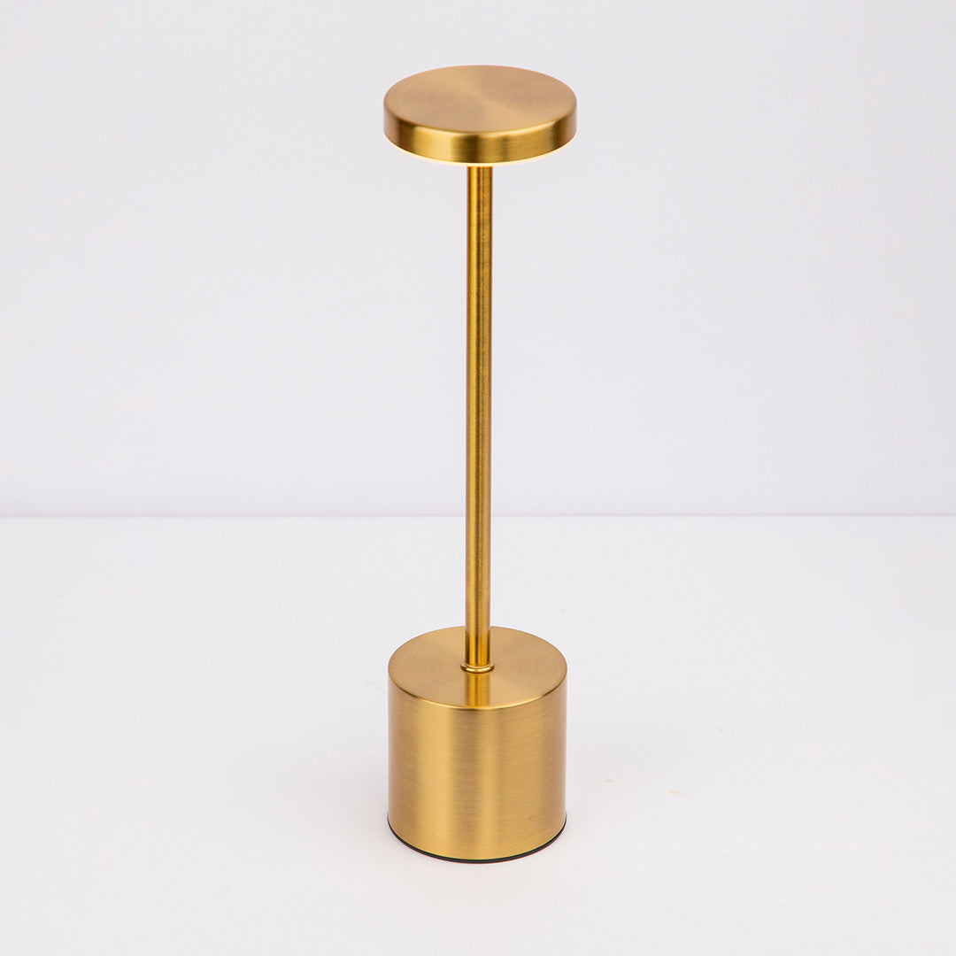 Candeeiro de Mesa LED com Sensor Touch e Bateria Recarregável Dourado